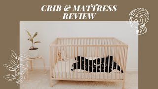 Newton Mattress amp SINGLAR IKEA crib review [upl. by Thirzi]