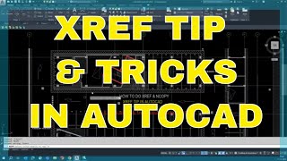 AutoCAD External Reference XREF Ideas Manage Xref In AutoCAD Tutorial video [upl. by Yeknarf]