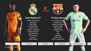 Football Life 2025 UEFA Spanish LALIGA  Real Madrid VS FC BARCELONA 10262024 4K  Game Simulation [upl. by Ezekiel332]