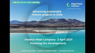 CLEANTECH LITHIUM PLC  Investor webinar – Financing Mining [upl. by Okikuy759]