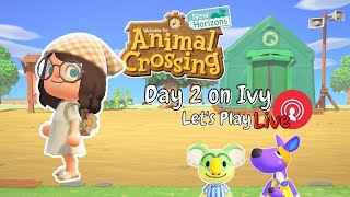 Day 2 on Ivy  Lets Play Animal Crossing  Magically Katelyn [upl. by Arev867]