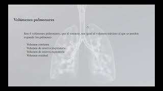 APARATO RESPIRATORIO 14 VOLUMENES PULMONARES [upl. by Jorgenson]