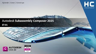 Autodesk Civil 3D 2025  Subassembly Composer Aprende desde Cero ET01 [upl. by Nasus]