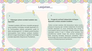 Presentasi penjelasan mediator dan moderator Kel 2 [upl. by Neall112]