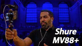 Shure MV88 Microphone Awesome Quality Connects with iOS  Handson Review [upl. by Aenyl]