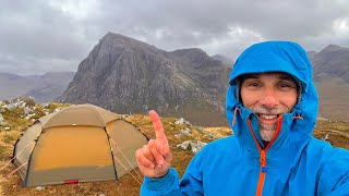 🏴󠁧󠁢󠁳󠁣󠁴󠁿 Is This Glencoe’s Finest View  Wild Camping in the Scottish Highlands [upl. by Feld]