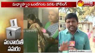 Panchayat Polling Live Peddashapur Village in Shamshabad Mandal  Sakshi Live Updates [upl. by Noitsuj337]