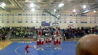 Rochester Middle School Cheer Off 7th Grade Stunt Cheer [upl. by Jami]