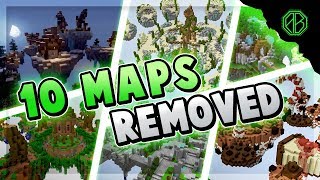 10 MAPS REMOVED FROM HYPIXEL SKYWARS [upl. by Skolnik]