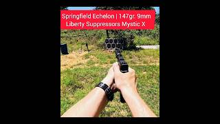 Springfield Echelon Suppressed Mystic X 9mm Silencer shorts short outdoors edc youtubeshorts [upl. by Sairtemed]