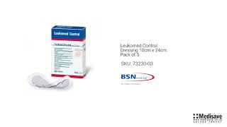 Leukomed Control Dressing 10cm x 24cm Pack of 5 73230 03 [upl. by Nnaeed511]