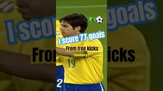 Juninho score 77 goals from free kicks the best free kick taker ever🇧🇷✨️ [upl. by Dnomsad]