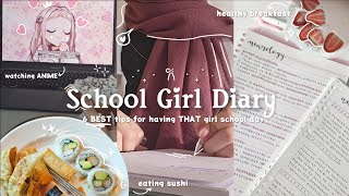 School vlog ֙⋆ 🎀💭 Waking up at 6am productive days daily routine [upl. by Ardeed]