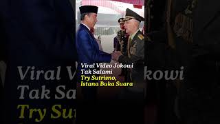 Jokowi Tak Salami Try Sutrisno di HUT TNI 79 [upl. by Accemahs]