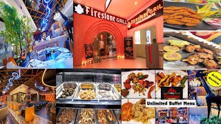 Firestone Grill Buffet l Unlimited veg and nonveg buffet at LuLu Mall in Hyderabad lulumall [upl. by Eladnar848]