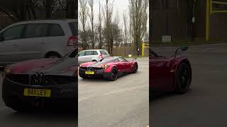 Pagani Huayra spotted in Coalville Leicestershire at Global Telemetrics [upl. by Ykceb]