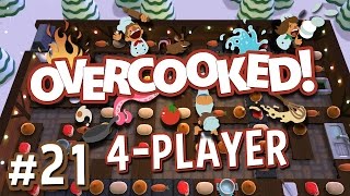 Overcooked  21  Too Many Ingredients Overcooked Festive Seasoning DLC [upl. by Lama]