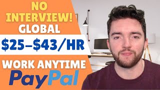 6 NO INTERVIEW 2543HOUR Worldwide Work From Home Jobs That Pay via PayPal [upl. by Frechette]