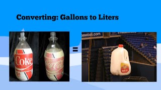 Converting Gallons to Liters and Liters to Gallons [upl. by Campney]