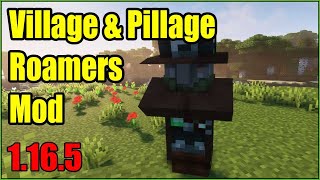 Village amp Pillage Roamers Mod 1165 Download  How to install it for Minecraft PC [upl. by Irt]