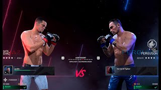 Nate Diaz vs Tony Ferguson  UFC 5  PS5 Gameplay 4K [upl. by Merideth]