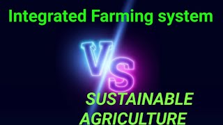 Integrated Farming system  Sustainable Agriculture [upl. by Jillane]