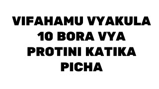 Vyakula vya protini Top 10 vyanzo bora vya protini katika picha [upl. by Nwahshar]