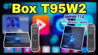 Tv box T95W2 Android 11 Amlogic [upl. by Eetsirhc225]