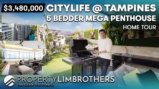 CityLifeTampines  3864Sqft 5Bedder Duplex Penthouse 250K Reno D18  Sold Home Tour Melvin Lim [upl. by Ani966]