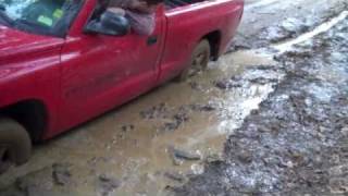 2WD Mudding Fail in a Dodge Dakota [upl. by Ettegroeg838]