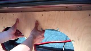 How To Build A Subwoofer Box Inside Your Trunk [upl. by Bruning]