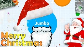 SANTA PLAYING AGARIO  CHRISTMAS SPECIAL  Agario [upl. by Aikemaj638]