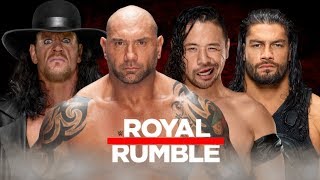 WWE 40 Man Royal Rumble Match 2018  Entrance Predictions [upl. by Sulienroc8]