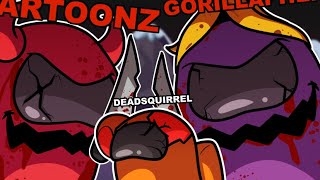 NEW NEW SLASHER GAMEMODE  Among Us  w CaRtOoNz DeadSquirrel BryceGames [upl. by Esilahs]