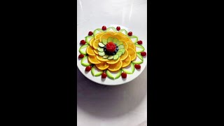 Fruit fancy platter flowers bloom wealth and good luck to fruit platter fancy practice chef for [upl. by Akienom]