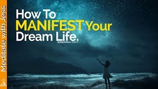 Manifest Your Dream Life Before You Go to Sleep  Visioning Exercise [upl. by Feerahs]