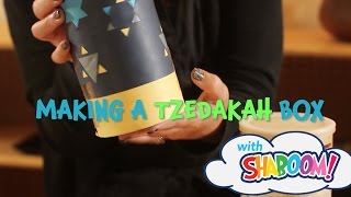 DIY Tzedakah Box Craft with your Kids and teach them about Giving [upl. by Draned]