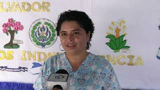 Inauguran las actividades cívicas en la Escuela de Educación Parvularia en Santa Rosa de Lima [upl. by Whelan]