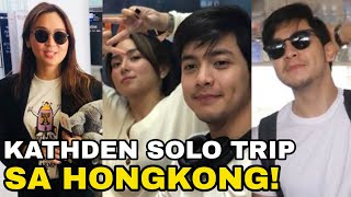 Alden Richards SPOTTED Kasama si Kathryn Bernardo PAPUNTANG HONG KONG [upl. by Lleze69]