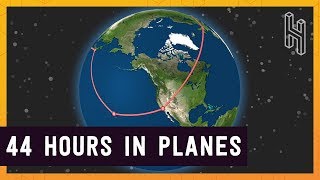 How Fast Can You Circumnavigate the World on Commercial Flights [upl. by Martha]