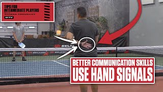 3 Pickleball Hand Signals for Intermediate Players [upl. by Clere324]