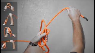 How to tie a Figure 8 Follow Through Knot  Firefighter [upl. by Geldens]