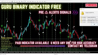 GURU BINARY INDICATOR FREE PAID INDICATOR DOWNLODE BINARY OR FOREX trading freesignalbinaryoption [upl. by Eilis158]