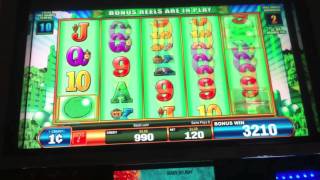 Bally  Emerald Falls Slot  Borgata Hotel and Casino  Atlantic City NJ [upl. by Arlana]