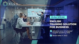 ELSASpeakVietnam  English training solution for business [upl. by Akirrehs]