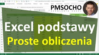 EXCEL  Proste obliczenia [upl. by Myrvyn]