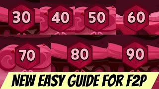 Tray 30 40 50 60 70 80 and 90 NEW EASY Guide  Endless Strawberry Cake Tower [upl. by Llibyc]