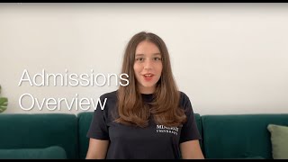 Admissions Overview  Minerva University Application Advice [upl. by Derte5]