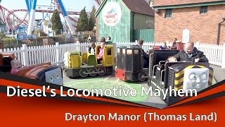 Drayton Manor Thomas Land  Diesels Locomotive Mayhem [upl. by Zohara622]