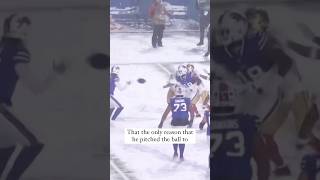 The only reason he pitched it to Josh Allen shorts nfl bills [upl. by Evilc]